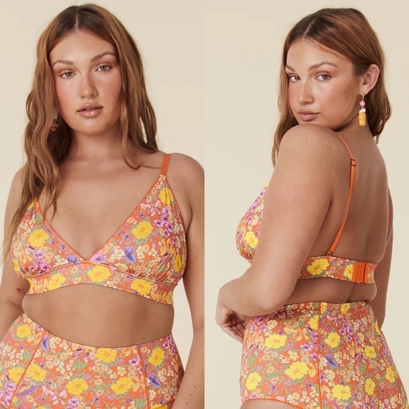 NWT Plus Size Spell & The Gypsy Last Drinks Bralette & Bloomers Intimate Set XXL - Picture 8 of 14